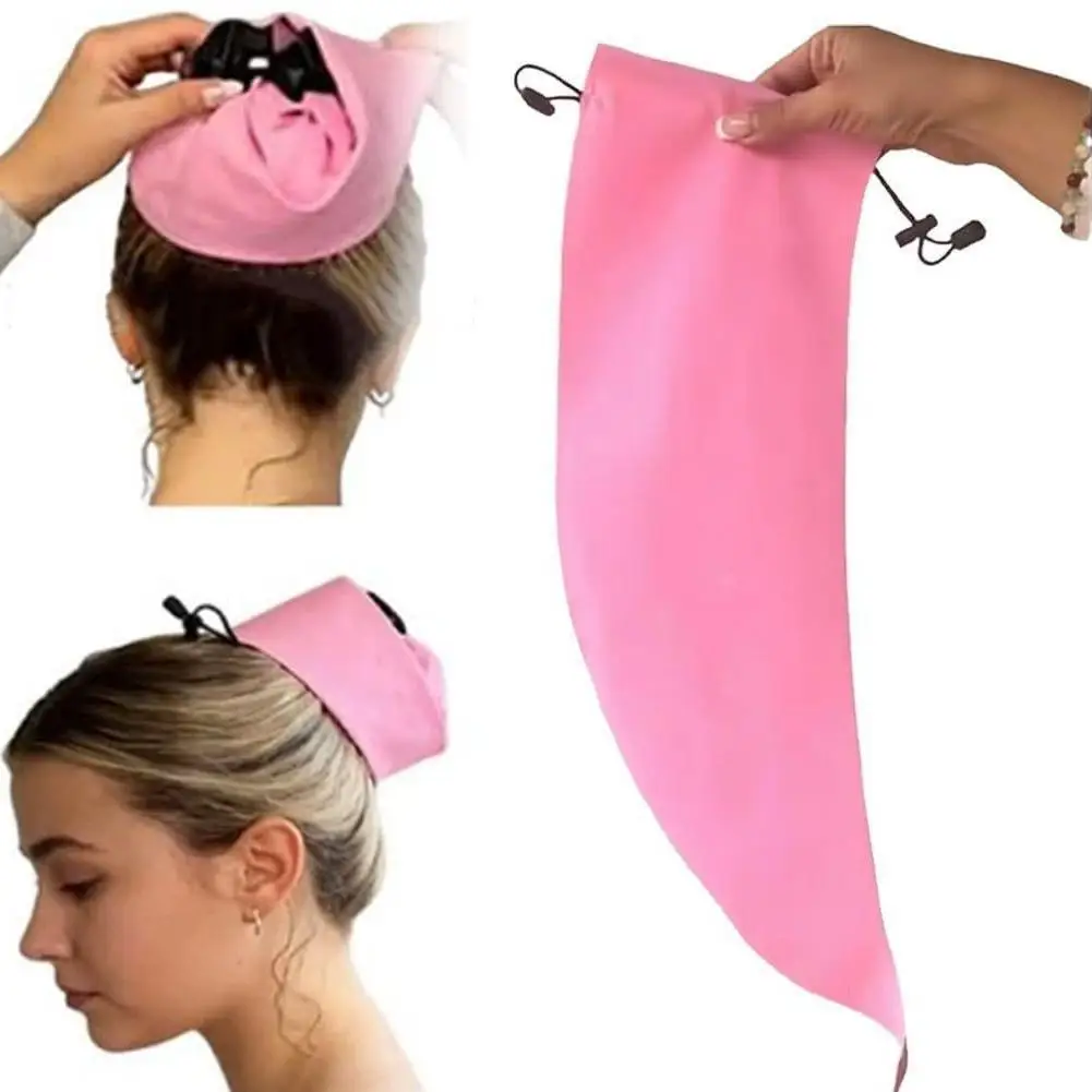 

Водонепроницаемый рукав для длинных волос, шапочка для душа с короной, хвост, защита стильных волос, отлично подходит для душа в бассейне, тренажерного зала, пляжа