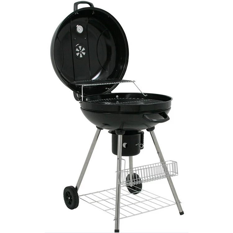 

Hot Selling Trolley Black BBQ Apple Kettle Charcoal Barbecue BBQ Smoker Grills