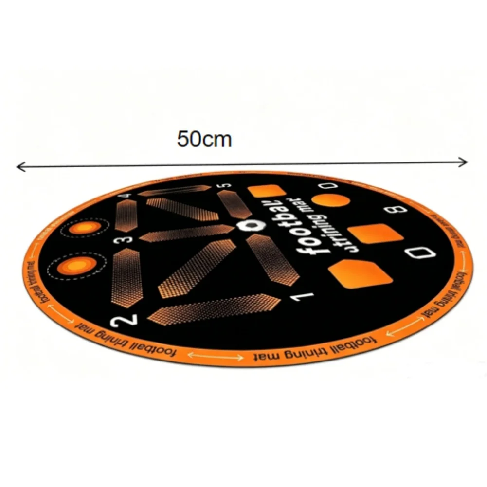 50x50cm Gym Floor Mat Soundproof Construction Non-Slip Texture Shock Absorbing for Soccer Practice and General Training
