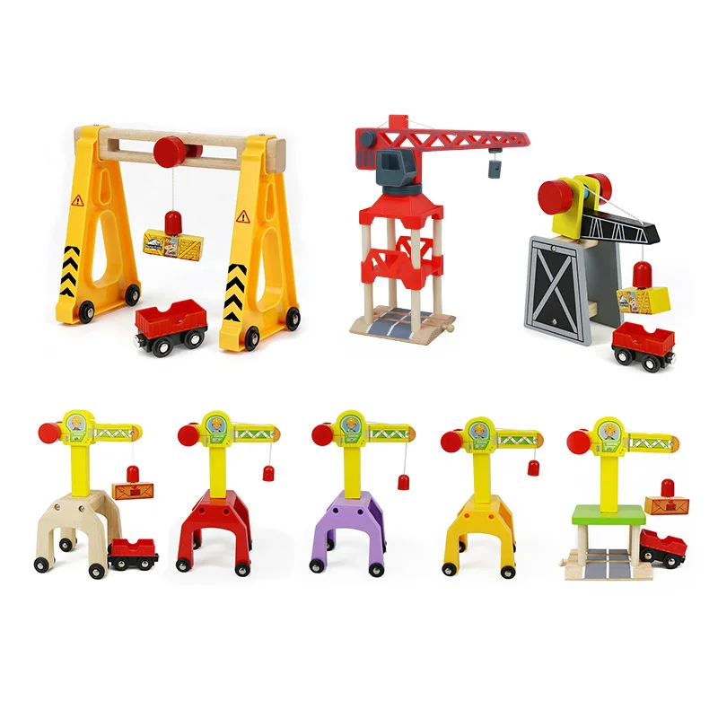 Kinder Eisenbahn Spielzeug DIY Holz Brücke Tunnel Holz Eisenbahn Track Brücke Track Zubehör fit für Biro Holz Tracks Spielzeug