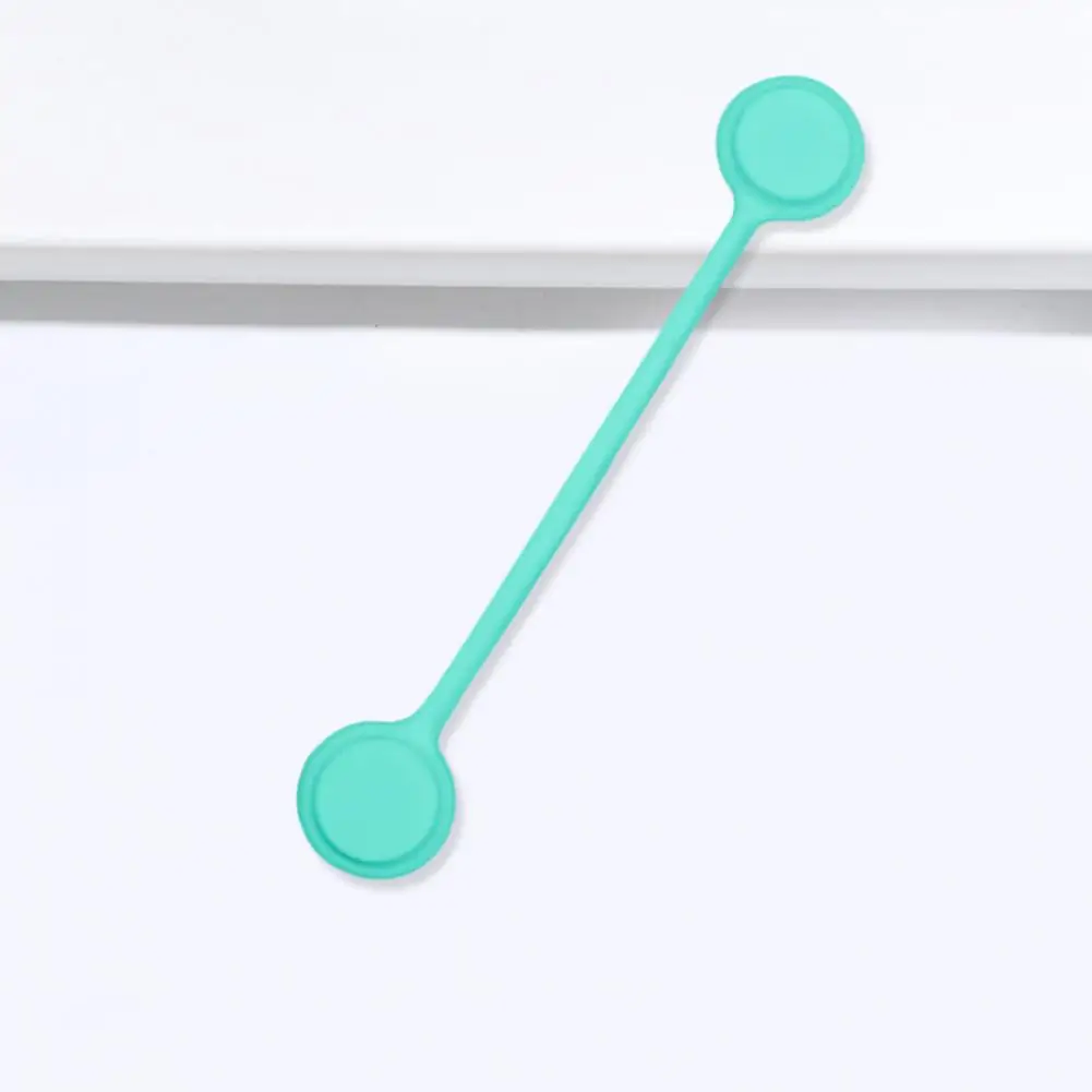 Magnetic Cable Management Buckle Magnetic Cord Holder Adjustable Magnetic Cable Clips Elastic Cable Organizer for Tangle-free