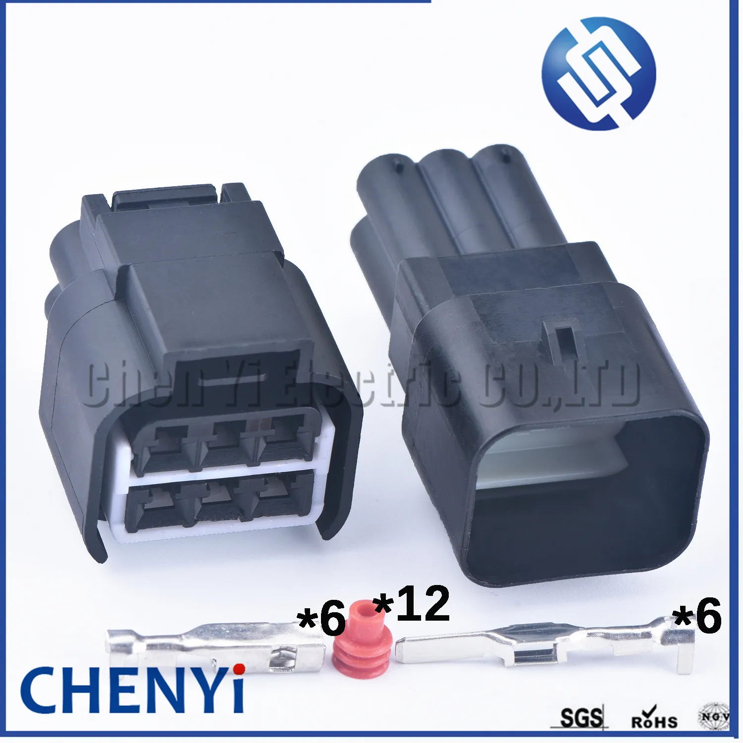 6 Pin male or female Automotive Vacuum pump connector car Brake pump plug 936294-2 936257-2 With Terminal For Hyundai i30n Kia