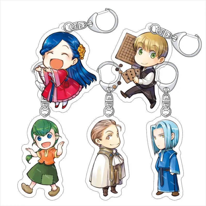 

Ascendance of a Bookworm: I'll Do Anything to Become a Librarian! Anime Keychain Gift Key Chain Bag Charms Souvenir Creative