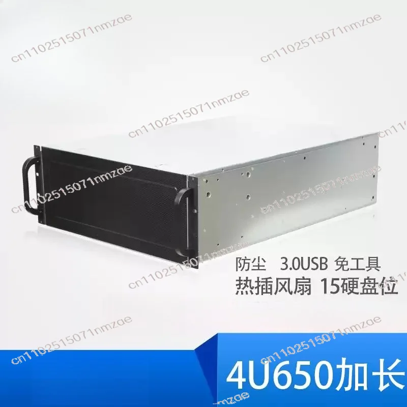 

15 X 3.5 Hot Swap Bays Redundant Power Multi-GPU 650mm Deep 4U Rackmount Server Case Support E-ATX SSI-EEB Motherboard