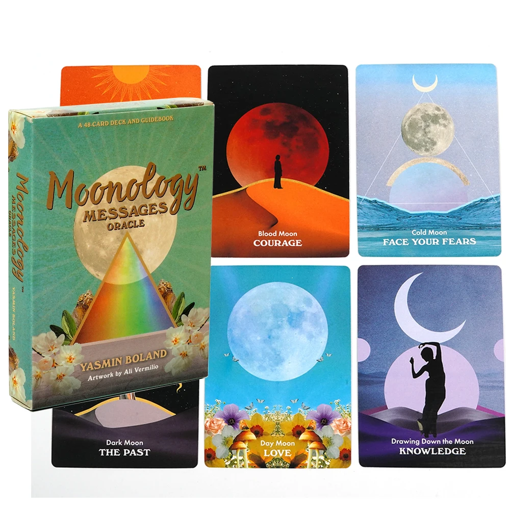 The Moonology Messages Oracle Taps into the Moon\'s Message Via 48 Beautiful Symbols, Helping Navigate Tricky Times Back to Peace