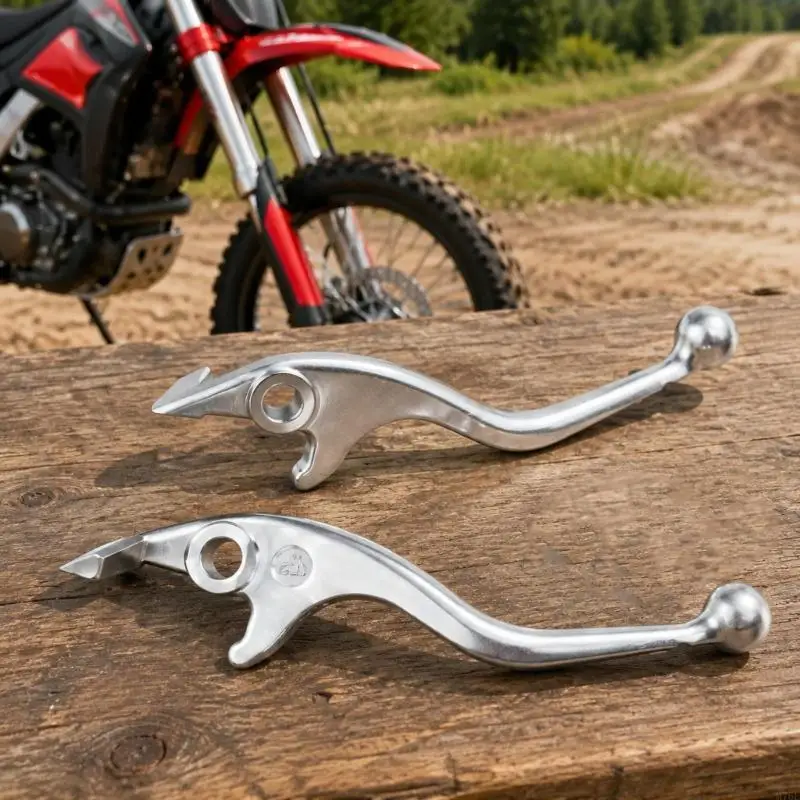 M76E Motorrad-Handbremshebel aus Druckguss für In 10 Tuttio Soleil01, 1 linker und 1 rechter Hebel mit gebogenen Griffen – Detail 4