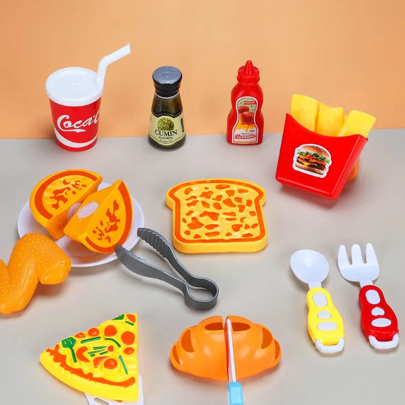 Simulazione per bambini Friggitrice ad aria intelligente Giocattoli per ragazzi e ragazze Casa da gioco Cucina Può cambiare colore Cibo Regalo di compleanno per bambini