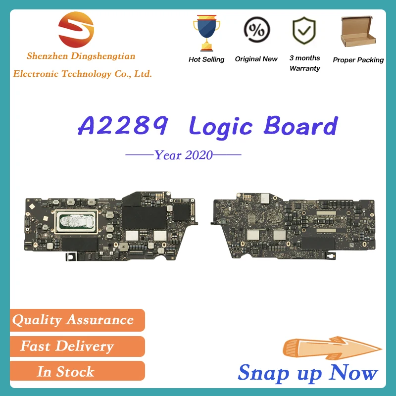 Imagem -02 - Substituição para Macbook Pro A2289 Logic Board 2023 13 8gb 256g 500g 1.4ghz i5 Placa-mãe 82001987-a Emc 3456