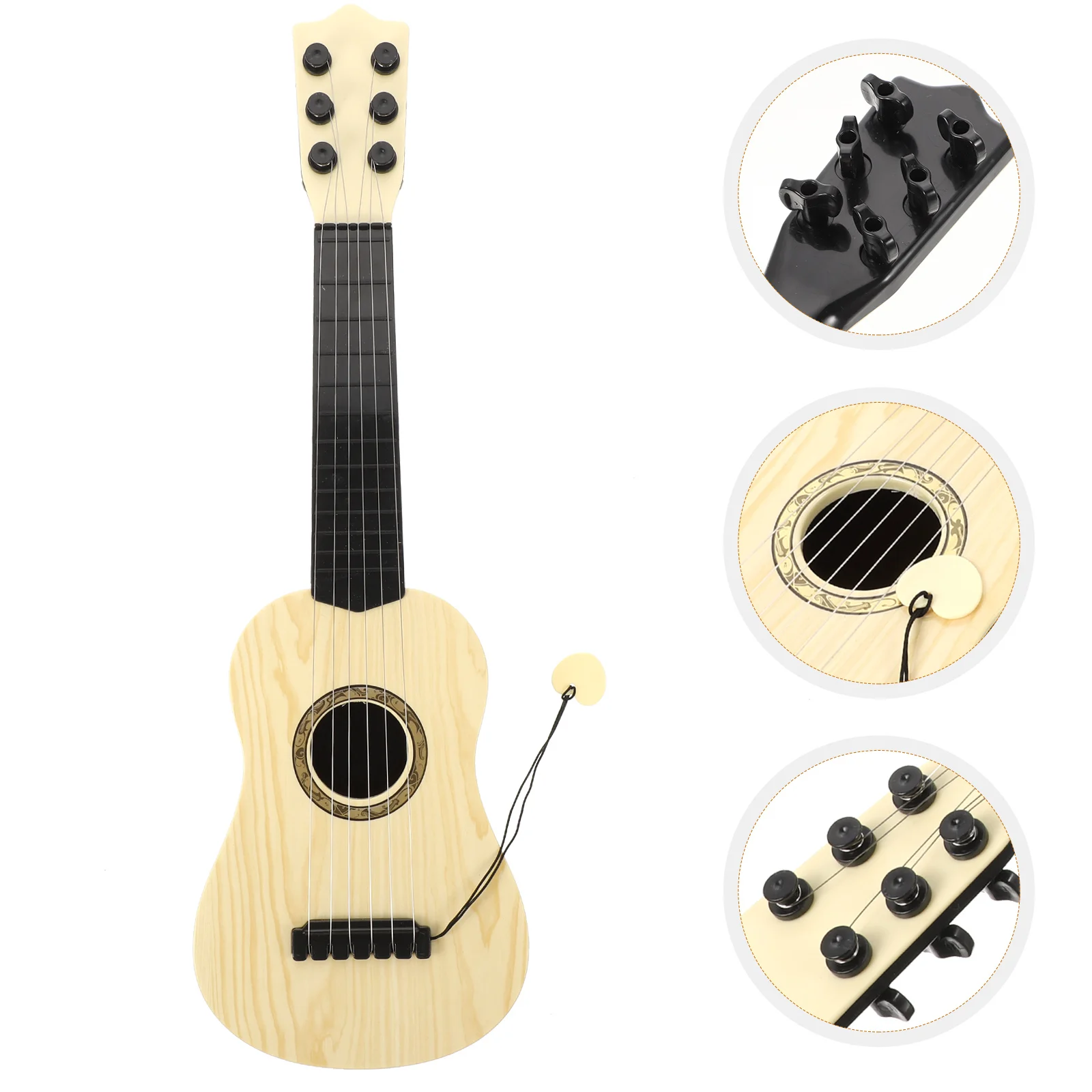 Chitarra giocattolo Tamburo Giocattoli per bambini Per bambini Ukulele Strumento musicale per bambini