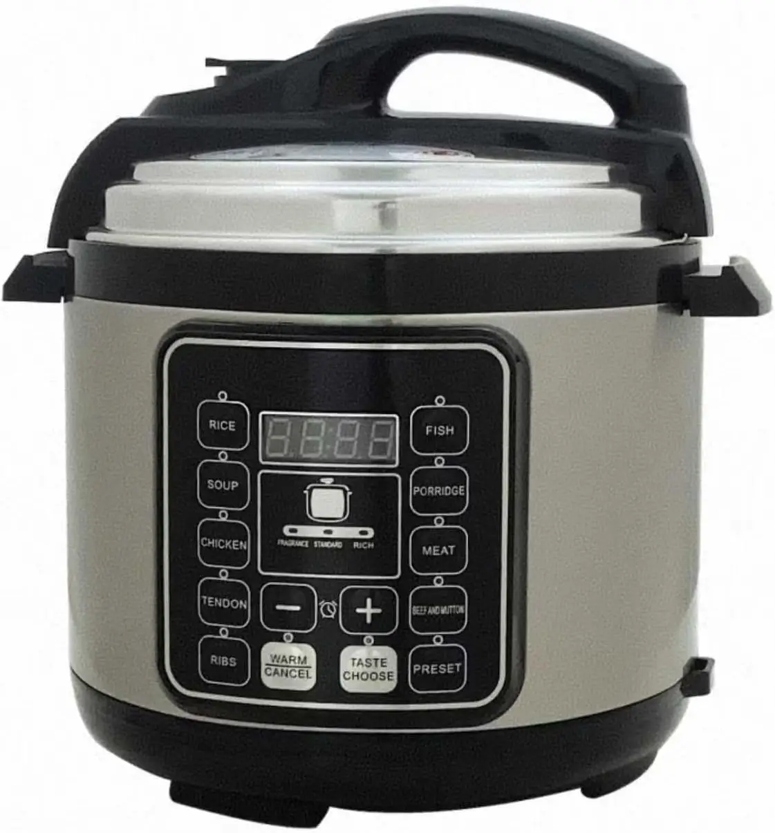 

6QT Electric Pressure Cooker 1050W, 10-in-1 Programmable Slow Cooker Rice Cooker