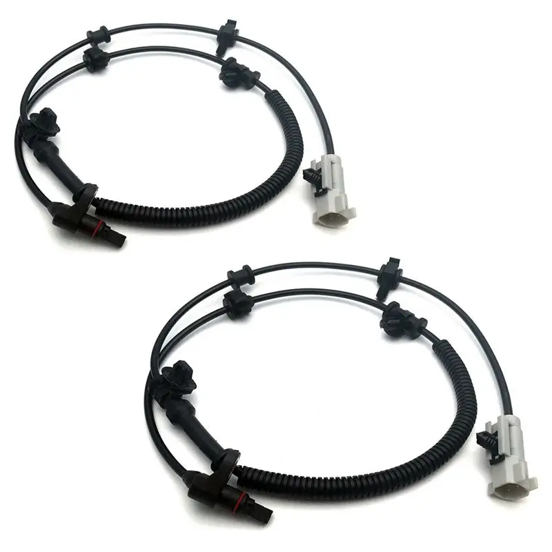 

2 шт. датчик скорости переднего колеса 56044144AB, датчик ABS, черный, для Jeep Grand Cherokee 2005-2010-A02G