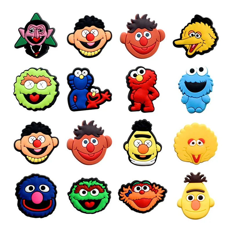 11-100pcs Cute Cartoon Character Shoe Charms For Sandals,Shoe Decoration Accessories Shoe Pins Great Gift For Men Wom