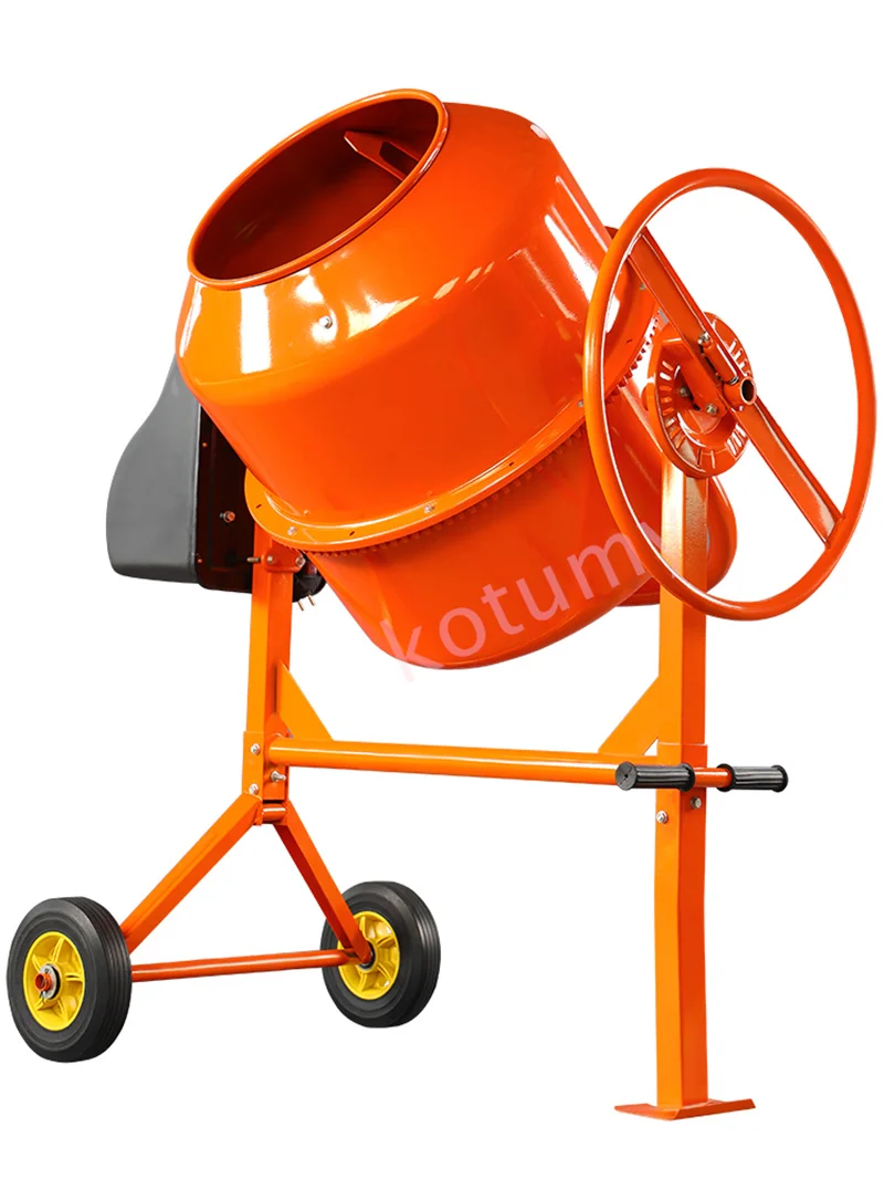 220V Small Concrete Blender Industry Soil Sandstone Feed Mortar Farm Decoration Construction Site Mixing Equipment view 5