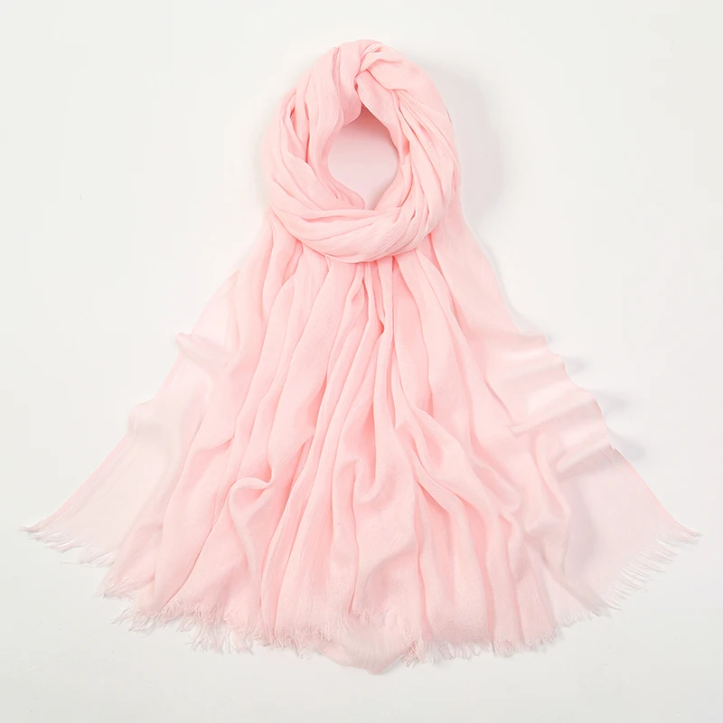 2025 Muslim Modal Rayon Cotton Hijab Shawls For Women Smooth Scarf Size Great Handkerchief Islamic Banda 110x180cm
