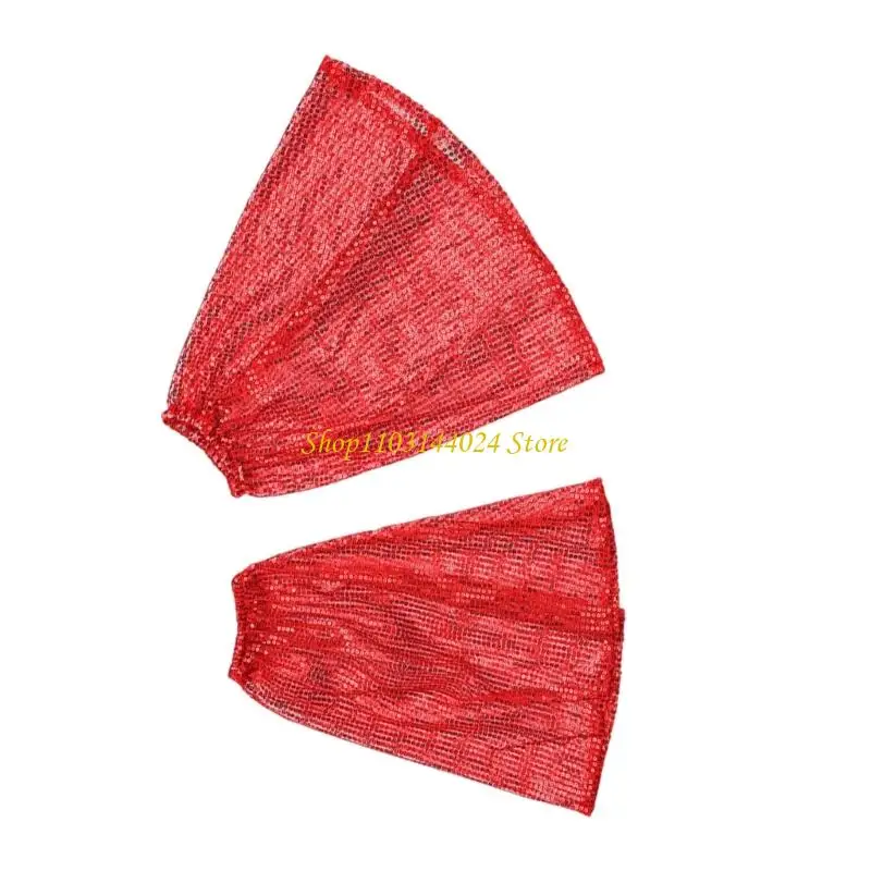 Performance scintillanti N5KE Maniche bracciali per le coperture del braccio design svasato con paillettes scintillanti per