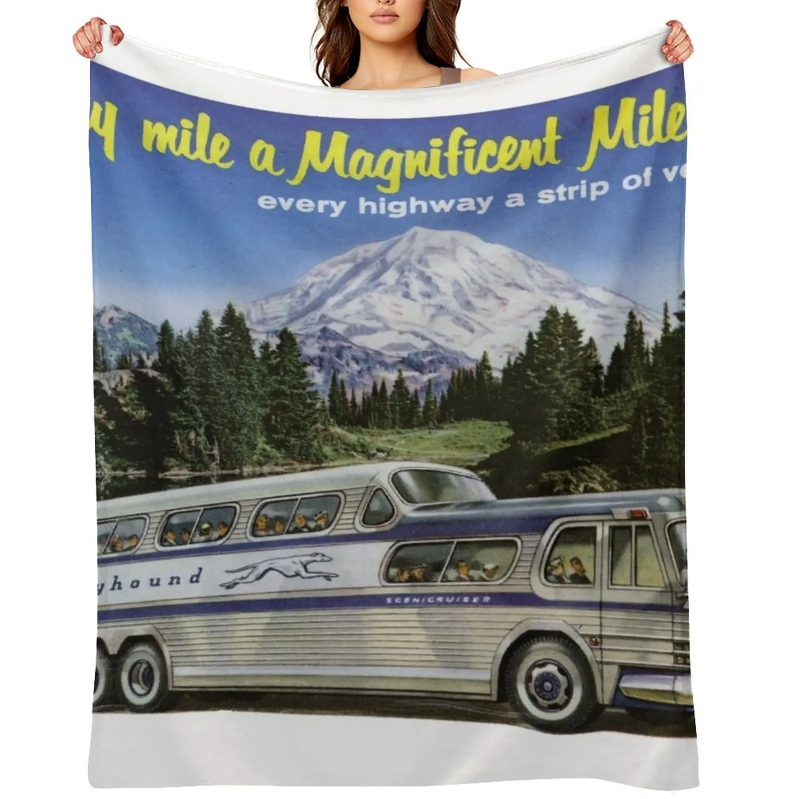 

The Greyhound. 1950s Adventures Start Here! Throw Blanket Luxury Brand christmas decoration Nap Thermal Blankets