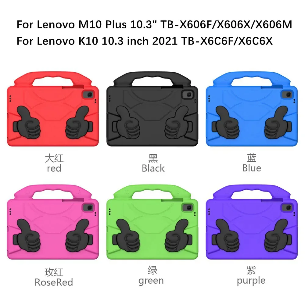 For Lenovo Tab M10 PLUS 10.3 inch TB-X606F TB-X606X TB-X606M Case Kids cover coque for Lenovo Tab K10 10.3