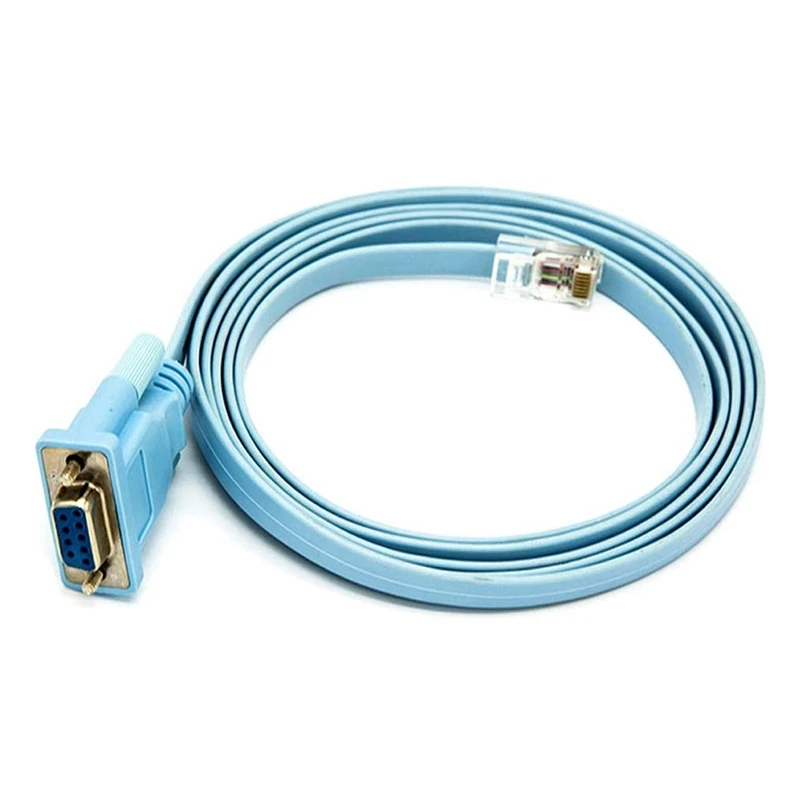 Cable de red RJ45, Cable Serial Rj45 a DB9 y RS232 a USB (2 en 1), adaptador Ethernet CAT5, Cable de consola LAN