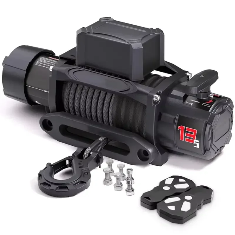 12V Electric Winch 5 Ton Capacity Wireless Remote Control for 4x4 Off Road Truck SUV Recovery Gear Heavy Duty Steel Cable