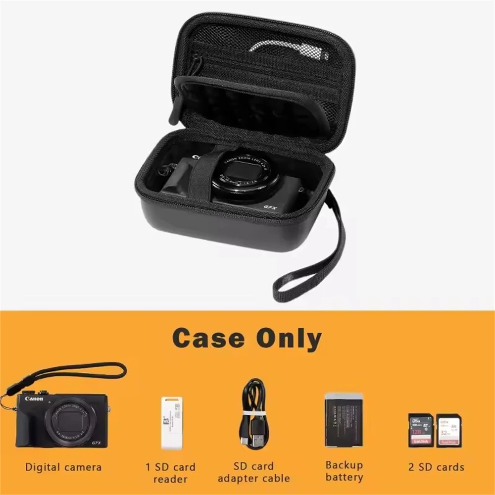 FANGTUOSI Shockproof Hard Case for Canon G7X Mark III Mark II  Cybershot ZV1 Ricoh GR III Digital Camera Protective Carrying Bag view 6