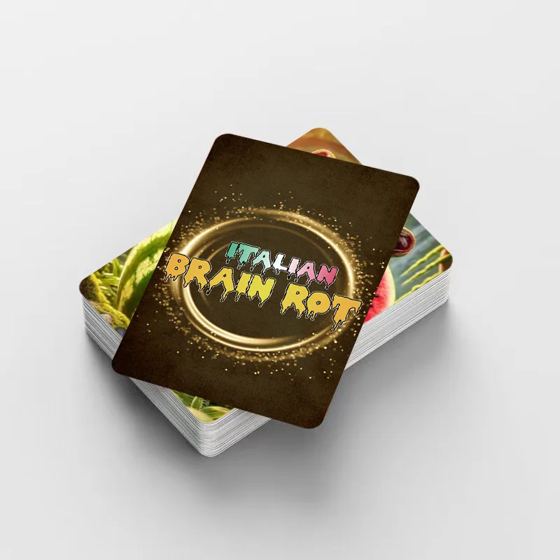 새로운 수집 92pcs Tralalero Tralala * 만화 카드 Tungtung Sahur Brainrot 게임 카드 키즈 파티 코스프레 클래식 장난감 사진 선물