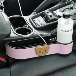 Cartoon Cute Car Seat Gap Storage Box Multi Functional Car Storage Box Storage Bag Automotive Interior Supplies