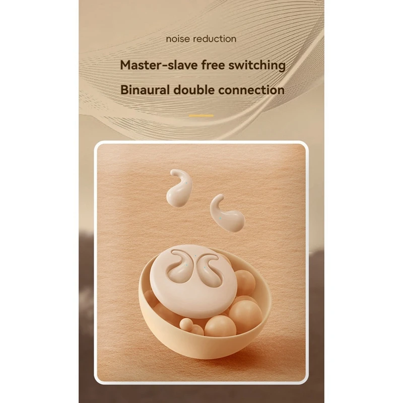 Mini Sleep Earphone Bluetooth 5.3 Wireless Invisible Earphones Waterproof Noise Reduction Headsets Universal