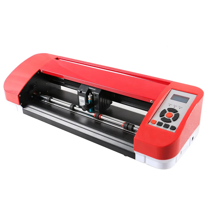 JINKA 380 mm paarse mini-kunst desktop snijplotter - YS380 66 * 32 * 25 cm 8479899990 blauw / rood 380 mm (a3) DMPL / HPGL 800 mm / s CE / ROHS