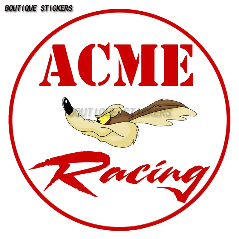 Acme Racing WILE E. COYOTE Fun GASSER Mouse Stick Hot Stick Vintage Racing Decal Waterproof Polyethylene Decal