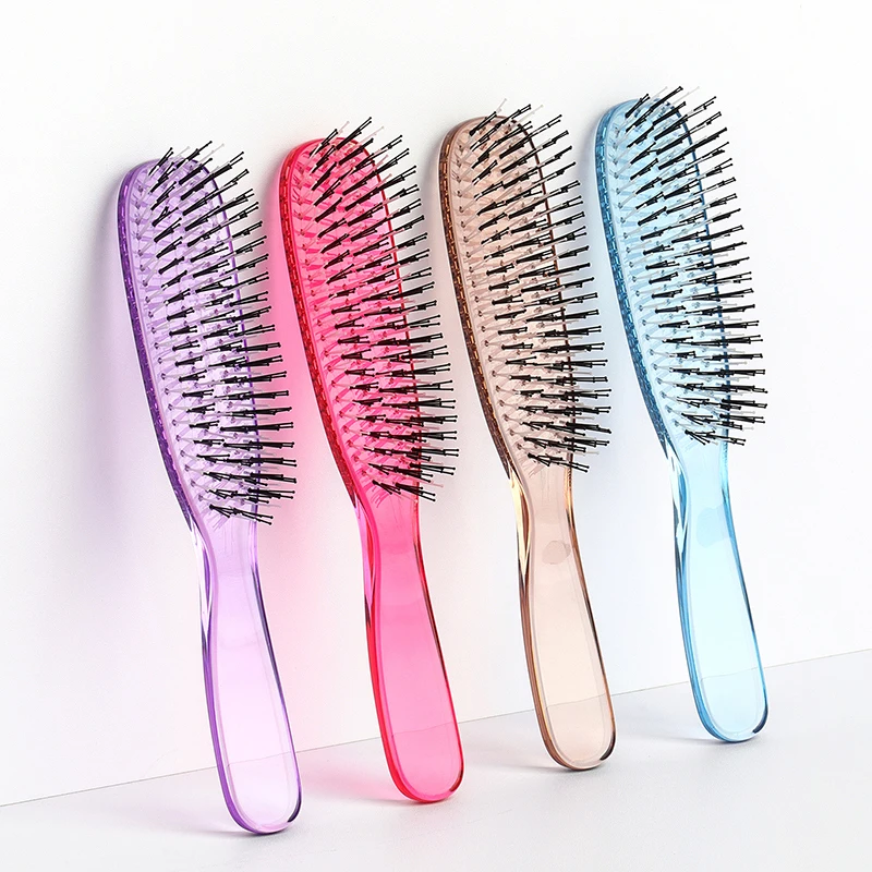 

Scalp Massage Comb Anti-static Massager Hair Brushes Not Knotted Tangle Detangle Shower Portable Magic Handle Hair Combs