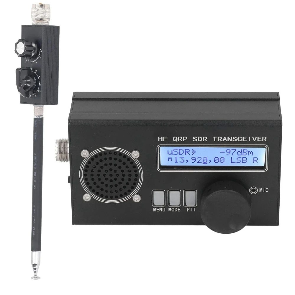 

Коротковолновый радиоприемопередатчик USDR USDX Mi-ni 8 SSB CW QRP-трансивер от 3,5 до 470 МГц 20 Вт QRP-трансивер