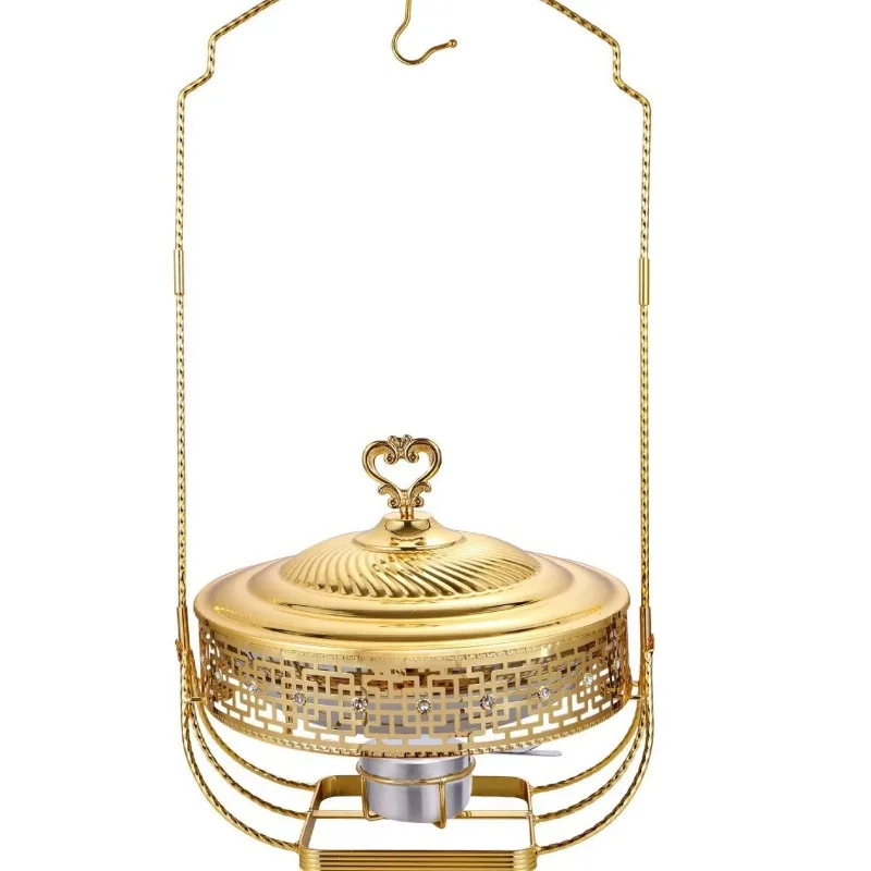 

Stainless steel buffet stove induction cooker household alcohol buffet stove hotel hall hot pot tableware