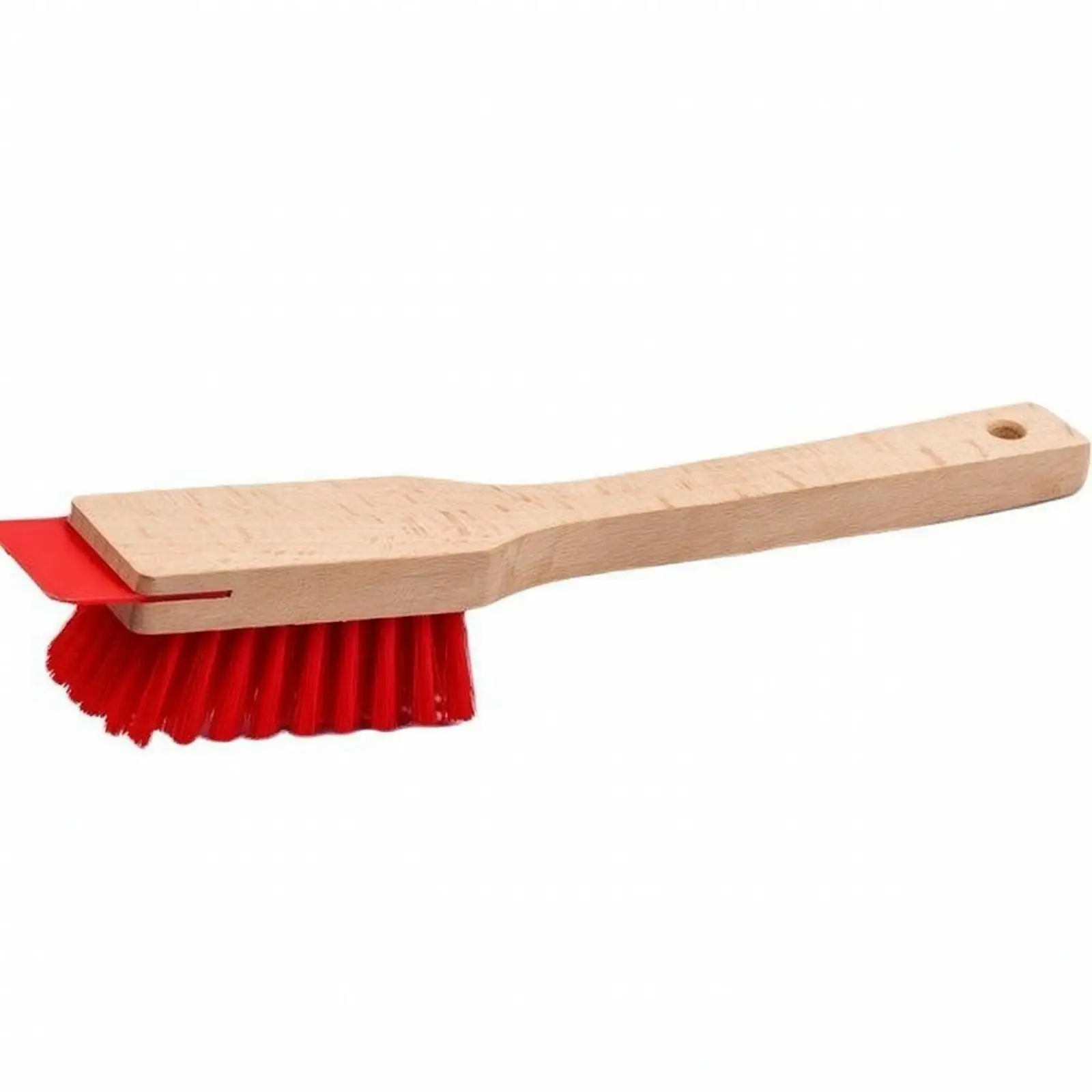 Stiff Fiber Mower Brush Rectangular Head, Garden Tool Cleaning Brush, for Workshop Cleanup