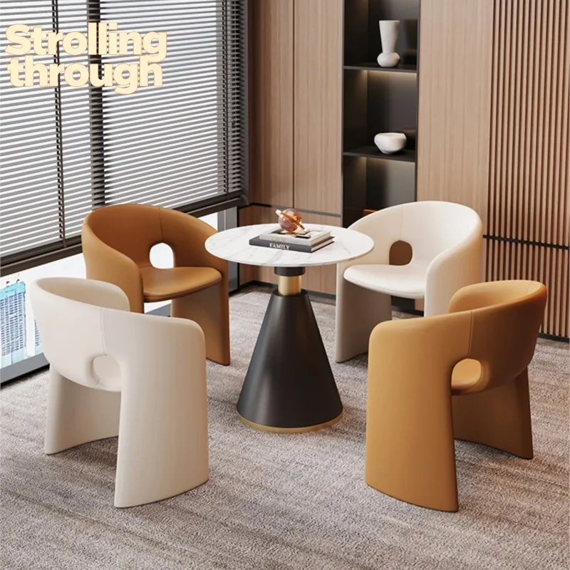 

Обеденный стул MOMO: Домашний стул со спинкой, легкий люкс, для бара, приемной, переговорной, комплект стол и стулья