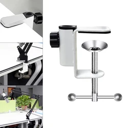 Universal Bracket Clamp DIY Fixed Metal Clip Fittings Screw Camera Holder Stand Mount for Broadcast Microphone Desk Lamp