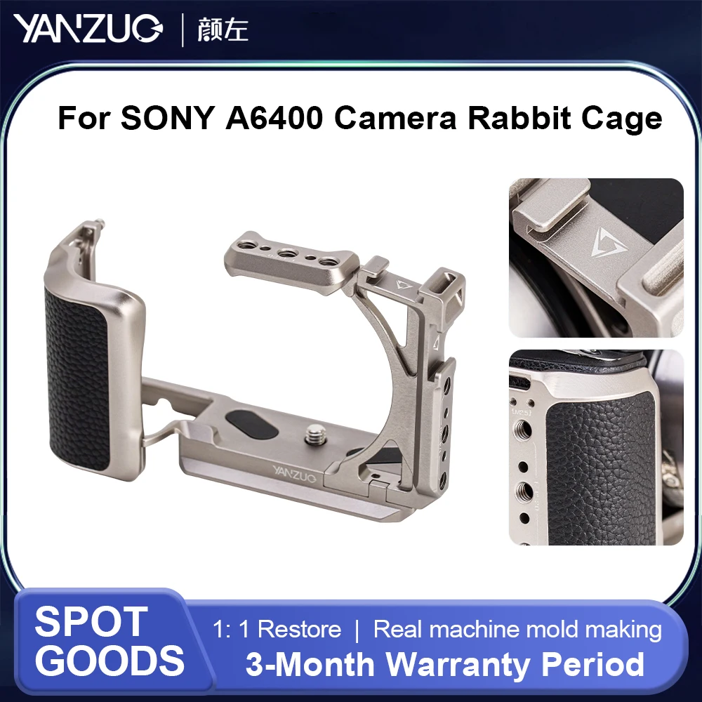 

Подходит для камеры Sony A6400, клетка для кроликов, штатив, защитная рамка для видеосъемки, профессиональная рамка для фиксации видео