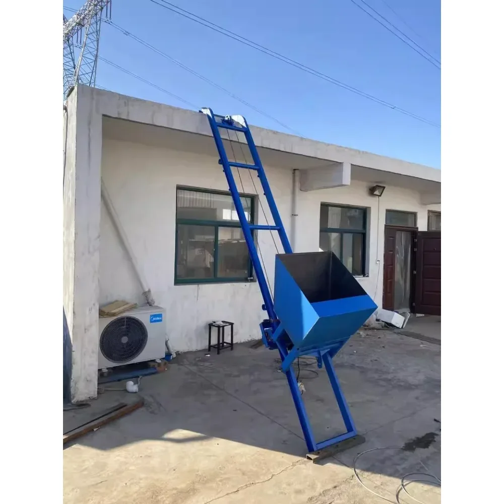 

All-electric Conveyor Cement Mortar Concrete Transport Construction Site Slope Loading Bucket Elevator