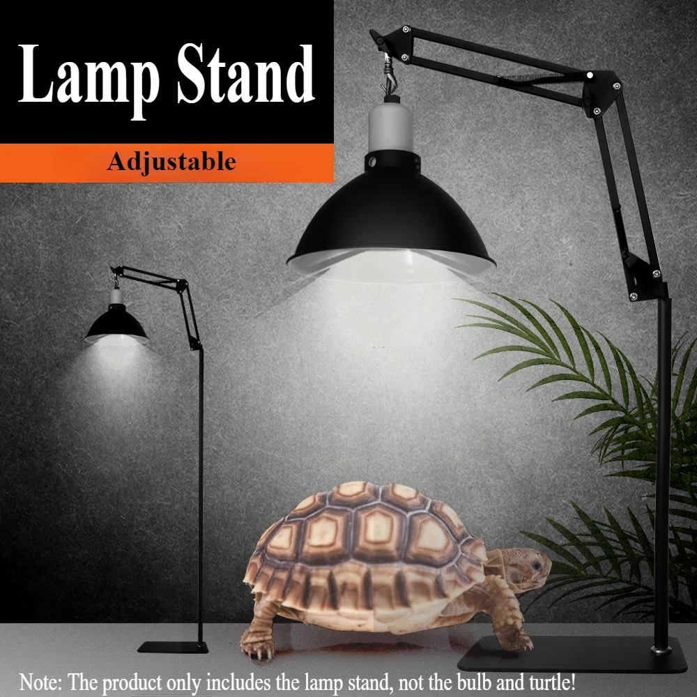 

NoMo Reptile Lamp Stand Three-speed Adjustable Folding Floor Climbing Pet Heating Light Stands for Lizard Tortoise Frog Turtle