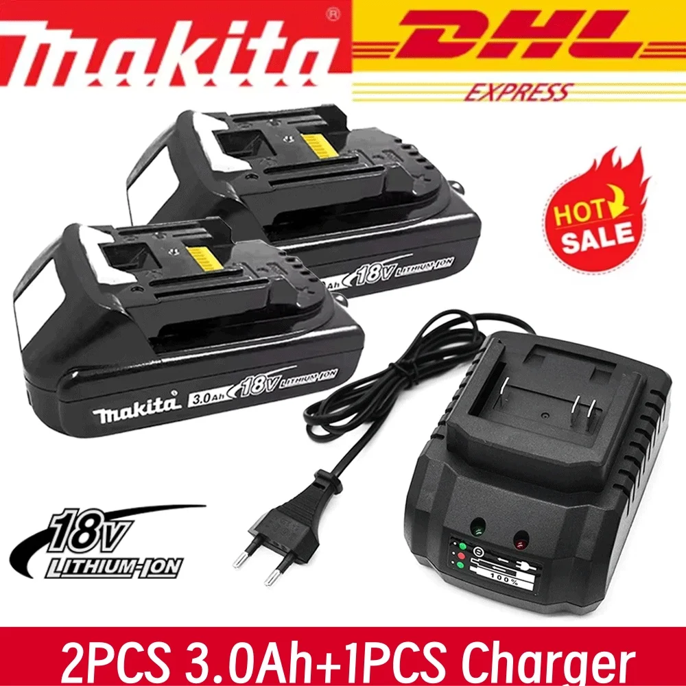 Makita BL1830B 18v 3000mah 100% Original 3Ah 18V Li-ion Battery For Makita BL1830B BL1850B Power Tool