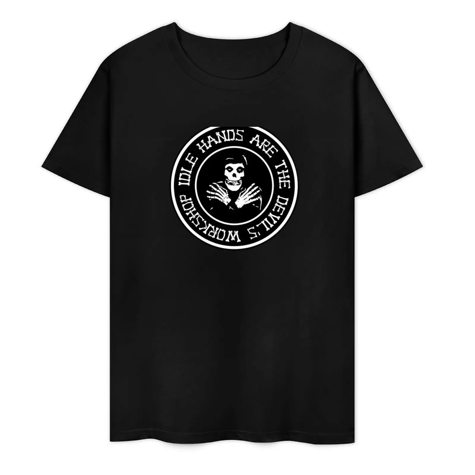 the devils's workshop T-Shirt vintage anime shirt boys whites anime tshirt Men's cotton t-shirt