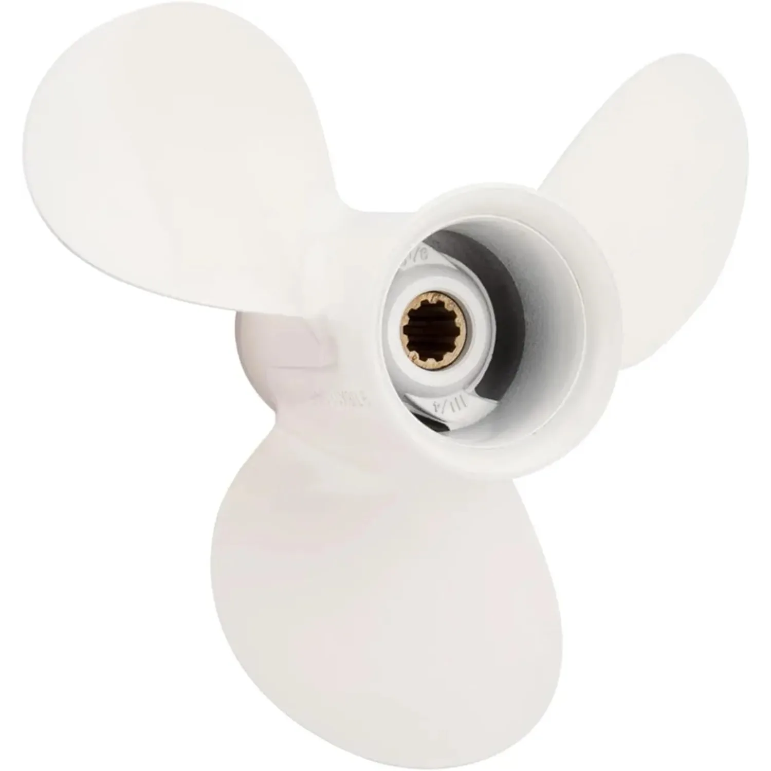 9 7/8 x 11 1/4-F Aluminum Boat Propeller for Yamaha Outboard Motos F25/20HP/25hp/30hp, 664-45947-01-EL, 10 Spline Tooth, Rh