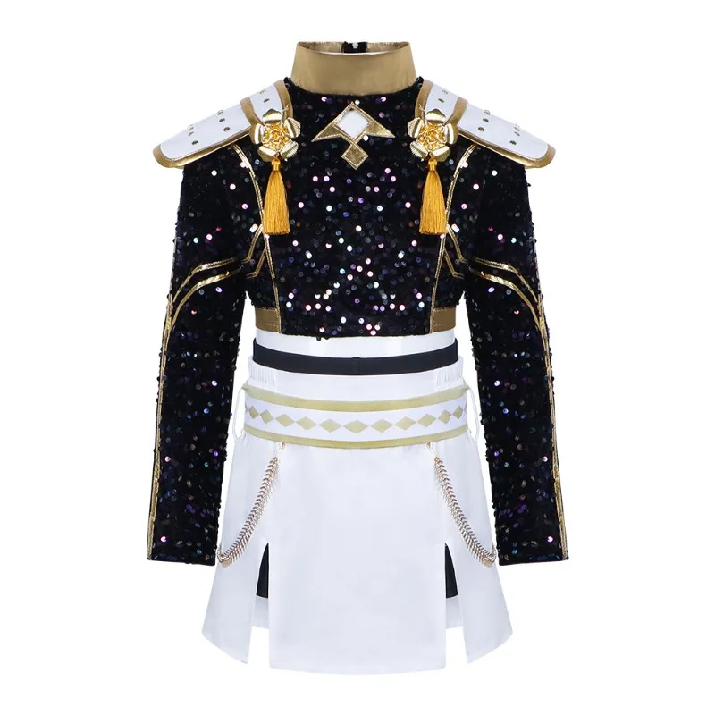 

2025 Kpop Rumi Zoey Mira Cosplay Costume Female Demon Hunters Singe Costume Wigs Party Halloween Show Clothes School Uniforms