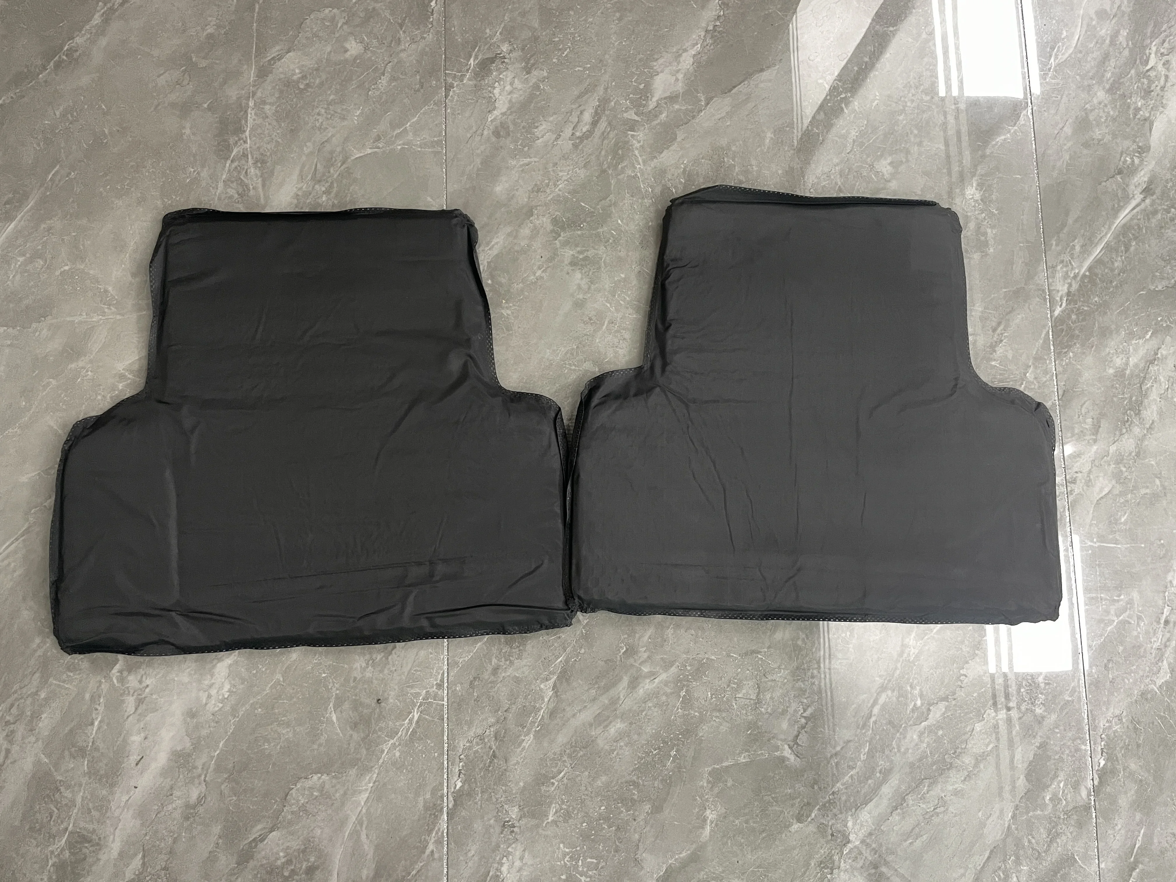 Real 2 Pieces NIJ Level IIIA Front And Back 1 Couple BulletProof Armor Plate 3A 0101.06 PE Soft Ballistic Side Panel Tactical