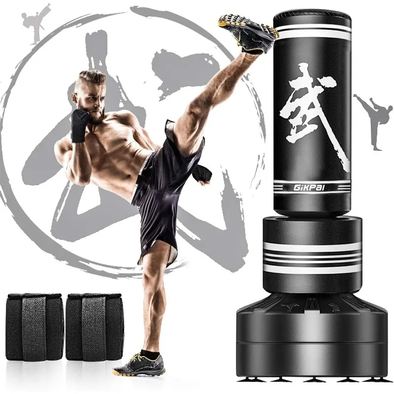 

GIKPAL Freestanding Punching Bag with Boxing Gloves, Heavy Boxing Bag with Stand for Adult Kids