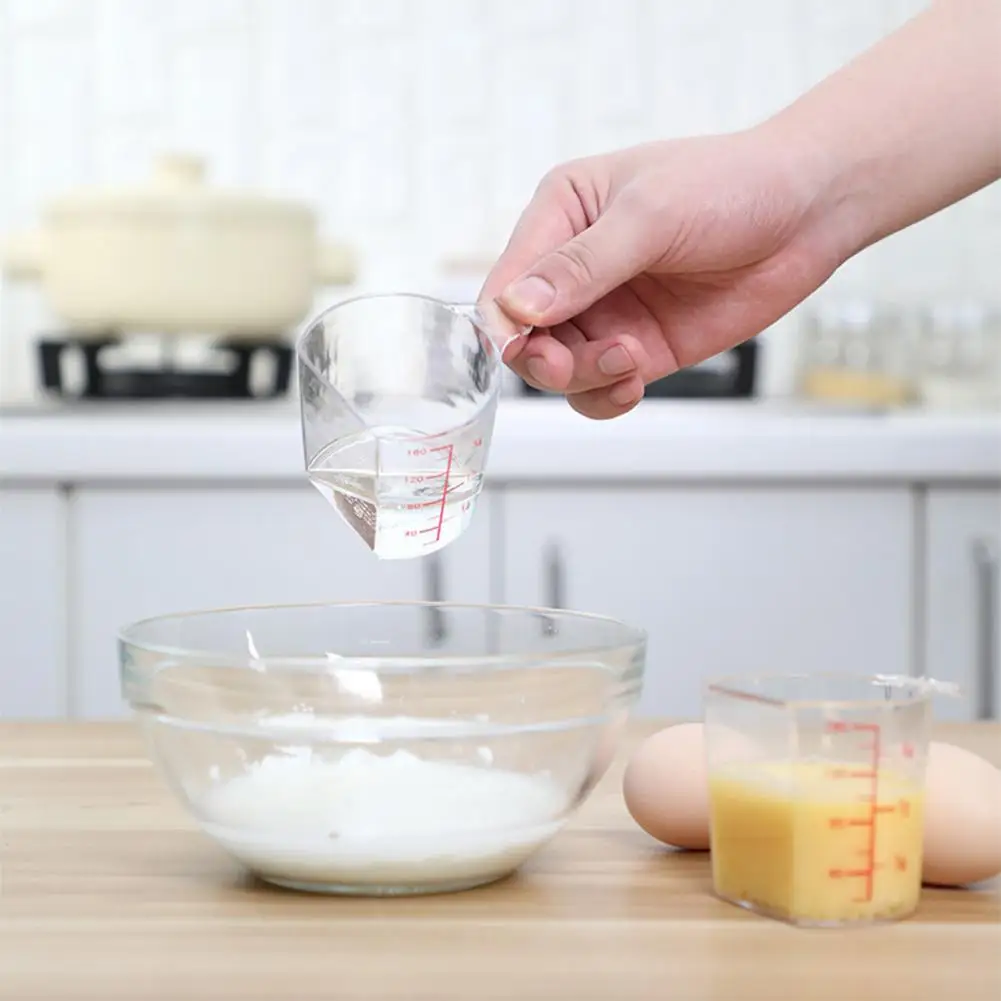 Measuring Cup Compact Kitchen 180ml Plastic Rice Measuring Cup with Handle Compact Cooking Scoop for Exact Measurement for Bag