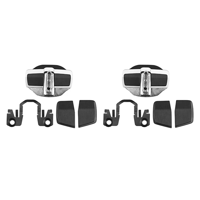 

2 Sets TRD Door Stabilizer Door Lock Protector Latches Stopper Covers for Subaru XV Forester Legacy Outback WRX