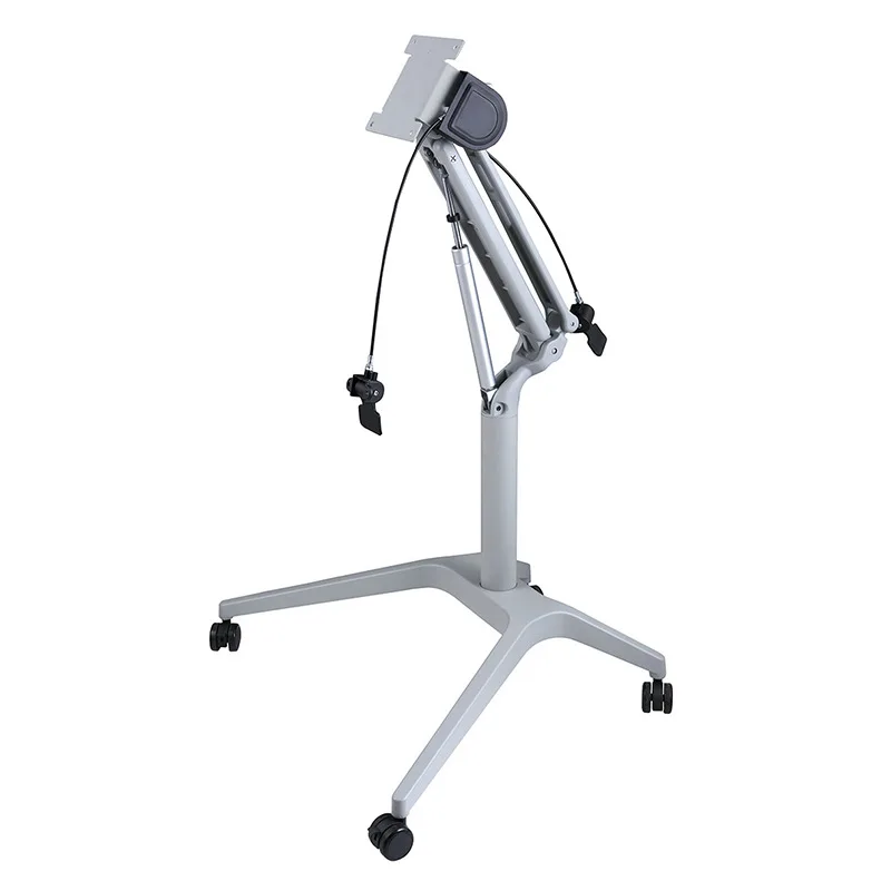 

Pneumatic lifting Bedside table shelf Mobile lectern Flippable lifting shelf does not include desktop