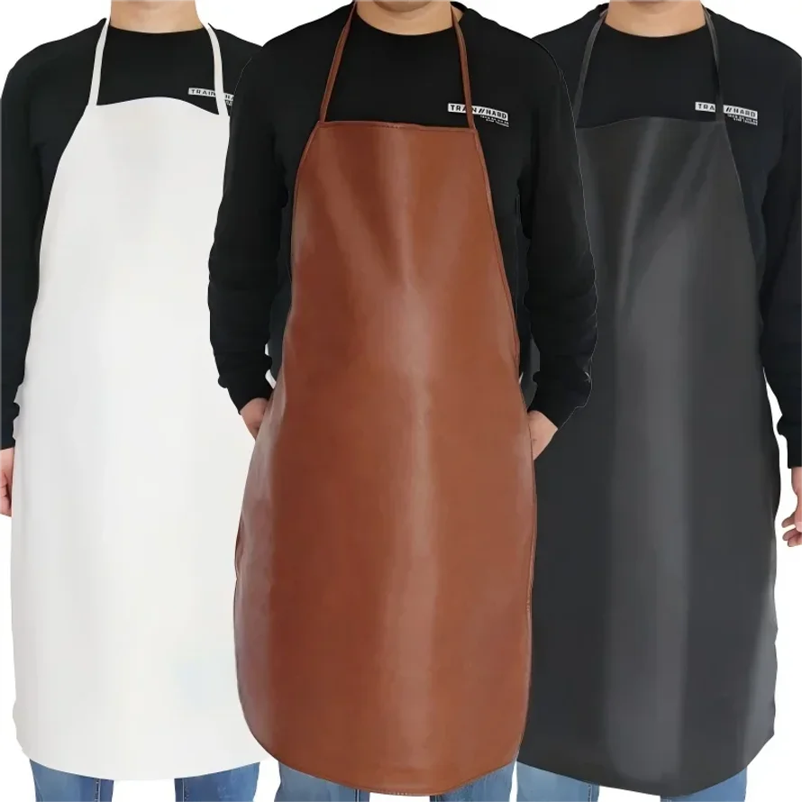 97×65CM Leather Welding Apron Polyurethane Equipments Welder Thermal Insulation Protection Wears Welding Protective Aprons