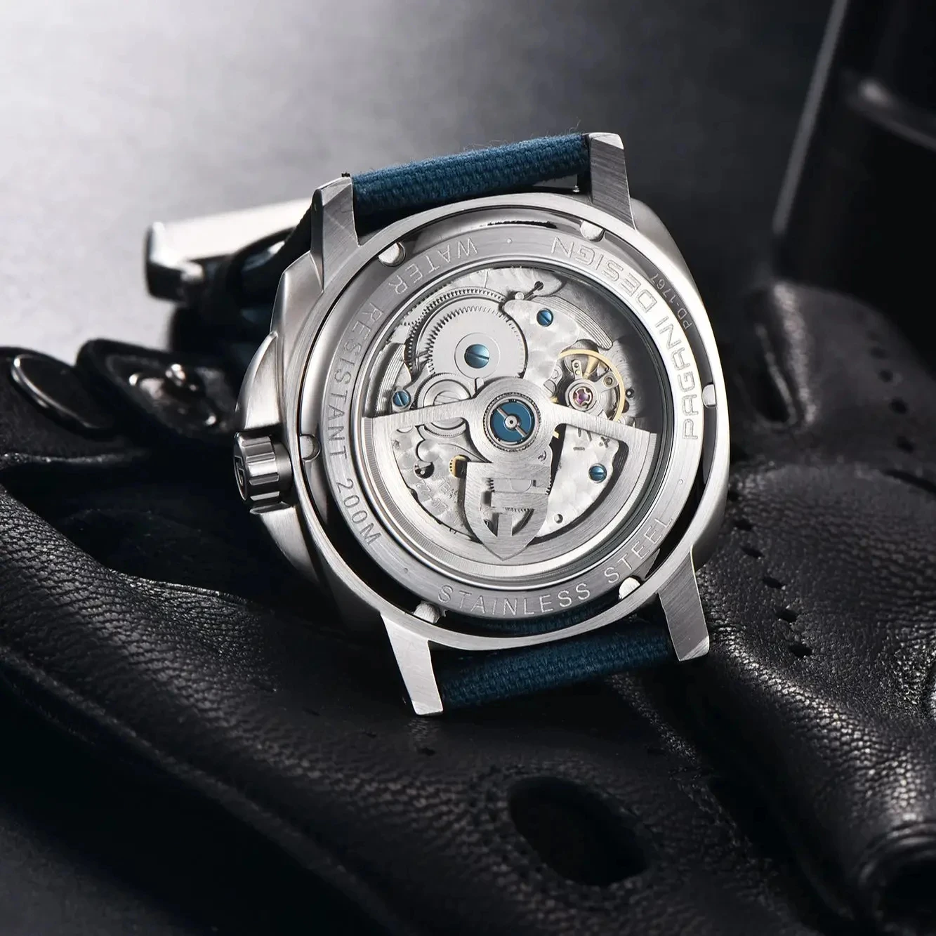 Nuovo PAGANI DESIGN 41mm moda uomo orologi meccanici automatici da uomo in acciaio inossidabile 10Bar orologi da movimento impermeabili per uomo