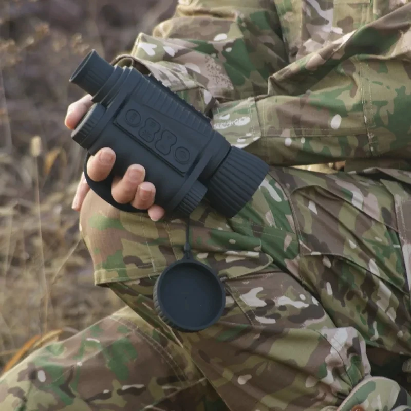 Nachtsicht-Monokularkamera, TFT-LCD-Brille, Optik-Teleskope, Handgerät für die Jagd im Freien, Patrouillentourismus, 1,5 Zoll